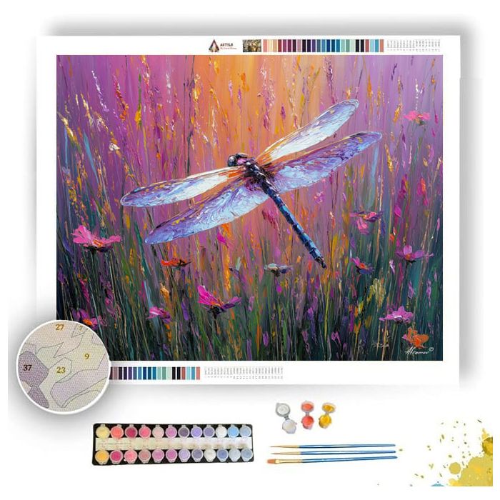 MEADOW HEAT SHIMMER - Paint by Numbers Full Kit