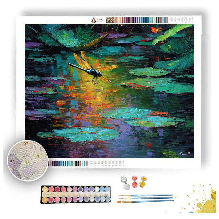 LAGOON SURFACE BREAK - Paint by Numbers Full Kit