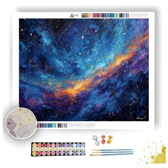 RADIANT CONSTELLATION SPREAD - Paint by Numbers Full Kit
