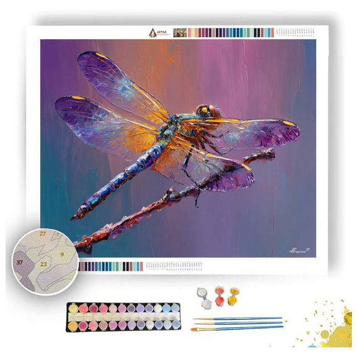 IRIDESCENT STILLNESS - Paint by Numbers Full Kit