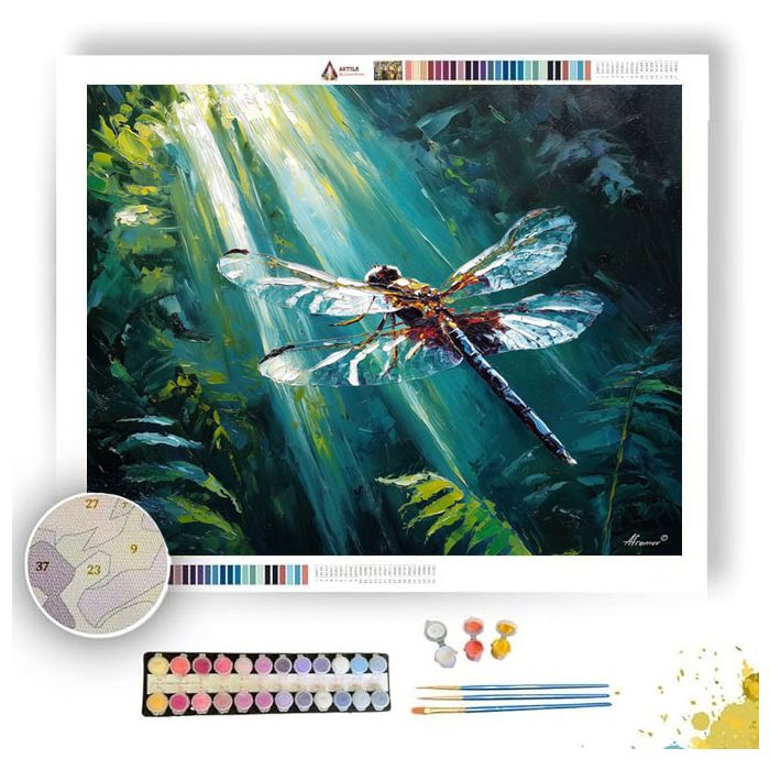 FOREST BEAM REST - Paint by Numbers Full Kit