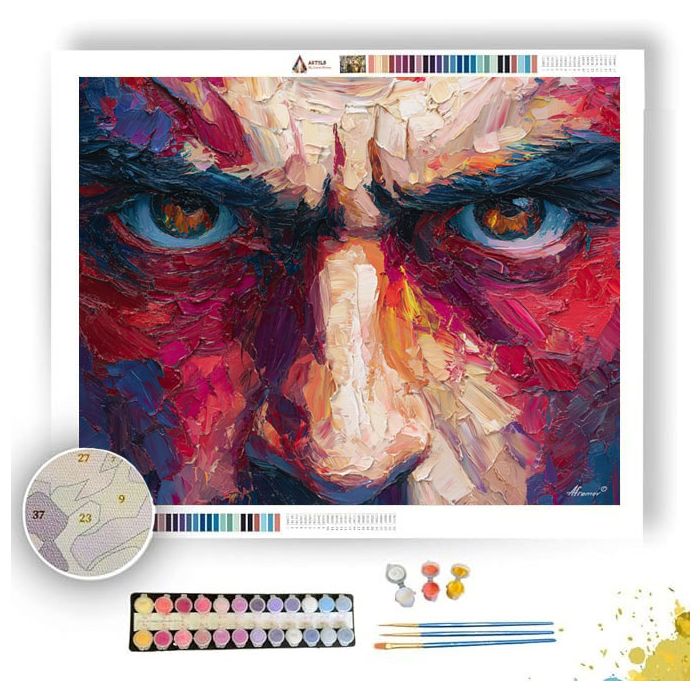 CRIMSON TEARLINE - Paint by Numbers Full Kit