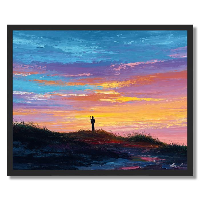 DUNE COURSE SILHOUETTE - FRAMED