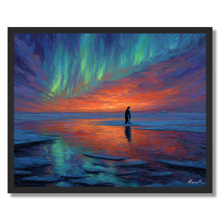 NORTHERN LIGHTS RETURN - FRAMED