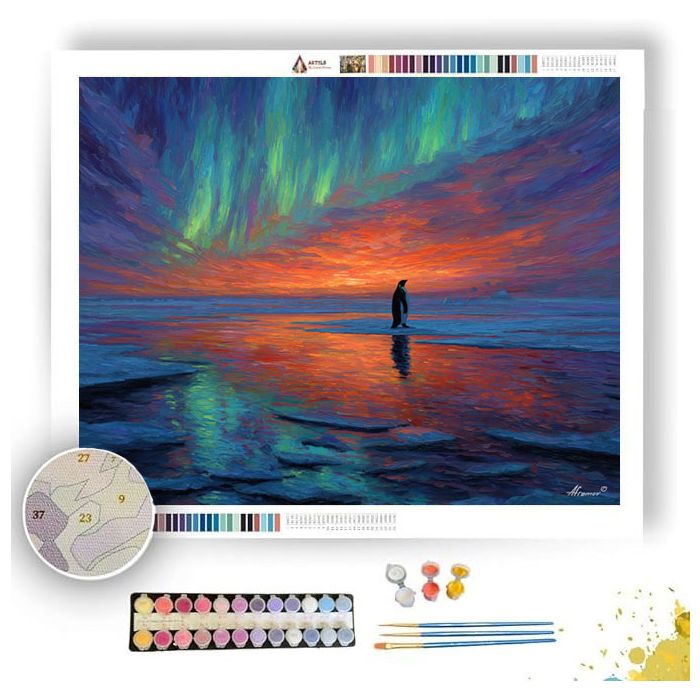 NORTHERN LIGHTS RETURN - Paint by Numbers Full Kit