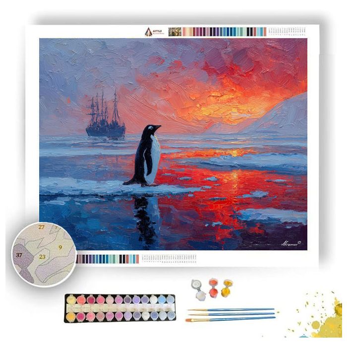 SHIPWRECK COAST VISIT - Paint by Numbers Full Kit