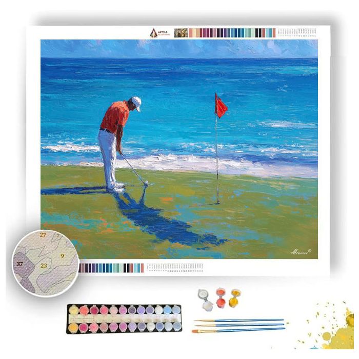 SUNLIT PIN SEEKER - Paint by Numbers Full Kit