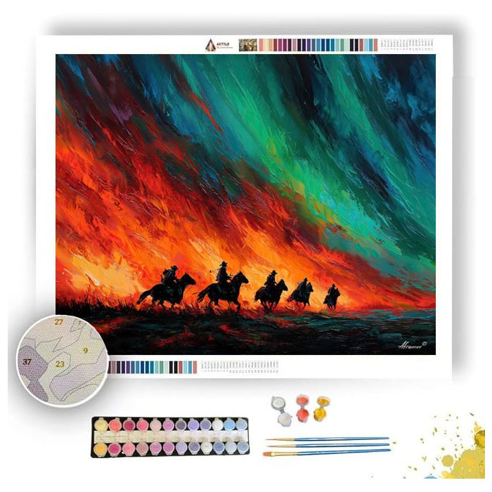 AURORA BATTLEFIELD CROSSING - Paint by Numbers Full Kit