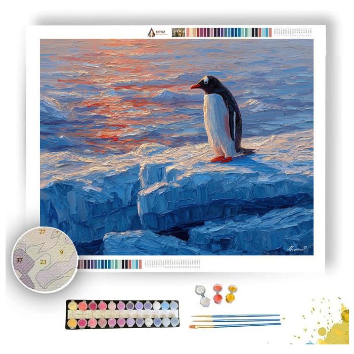 FROSTED DAWN PERCH - Paint by Numbers Full Kit