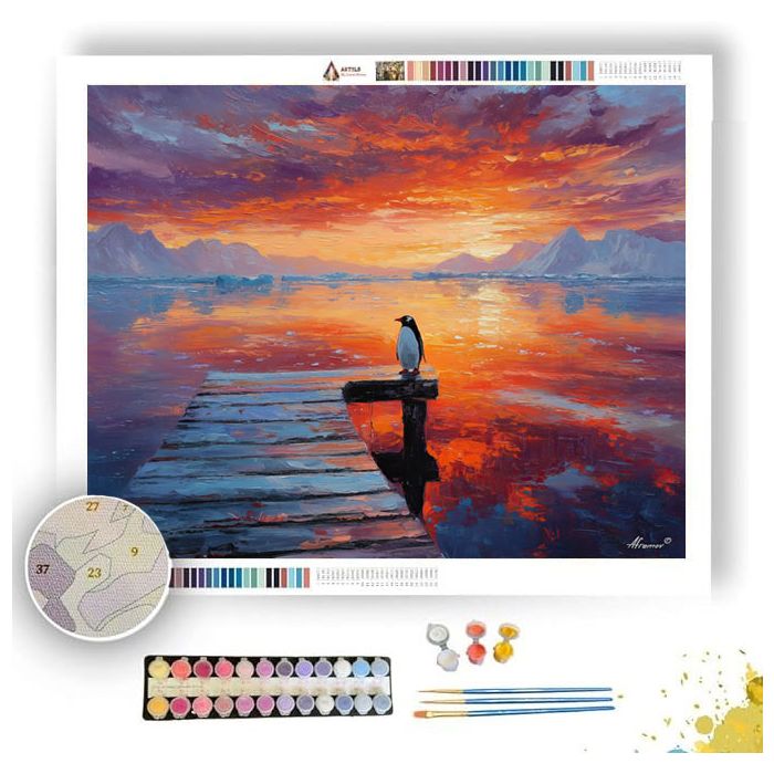 POLAR PIER LOOKOUT - Paint by Numbers Full Kit