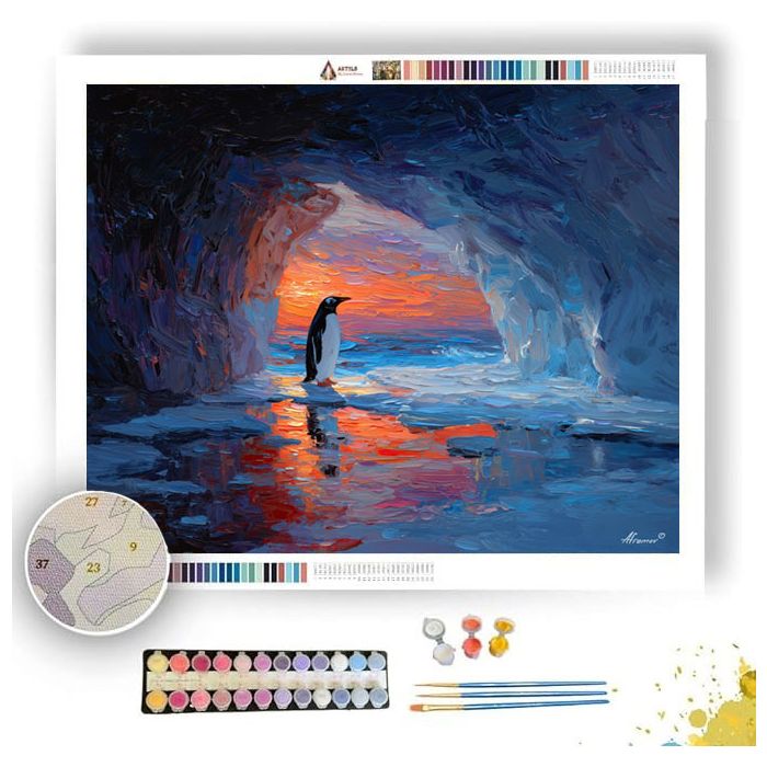 SEA CAVE EXIT - Paint by Numbers Full Kit