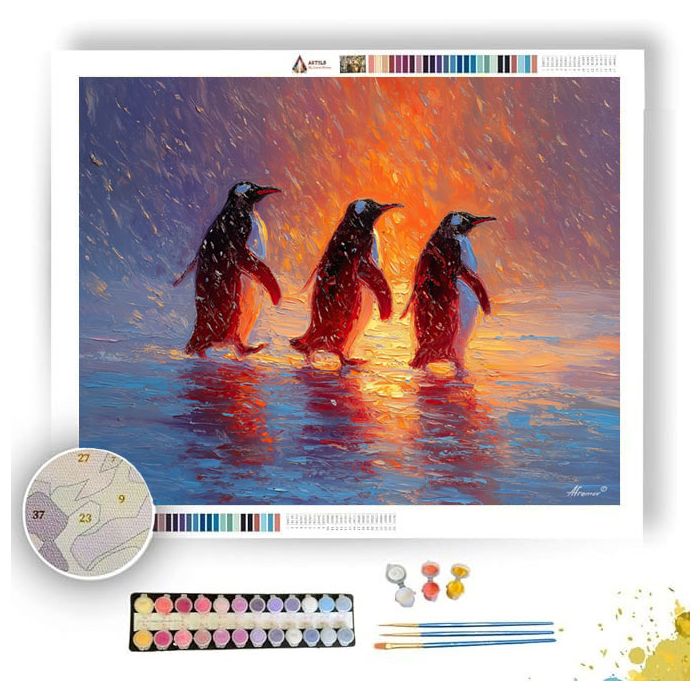 BLIZZARD WALK - Paint by Numbers Full Kit