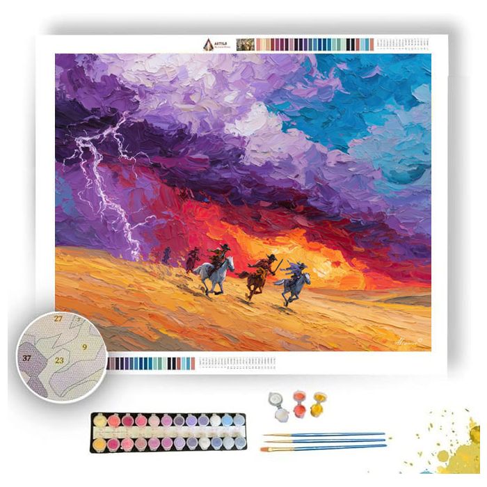 STORMFRONT ON FLOATING DUNES - Paint by Numbers Full Kit