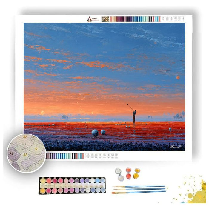 MORNING RANGE RHYTHM - Paint by Numbers Full Kit