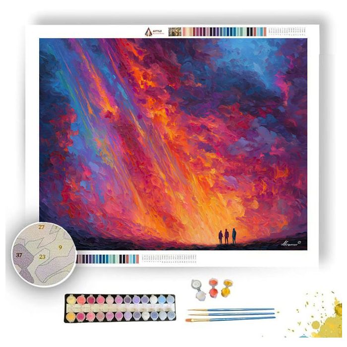HOLOGRAPHIC VICTORY EMBRACE - Paint by Numbers Full Kit