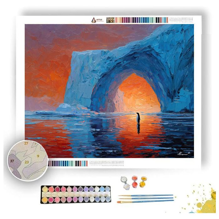ICE ARCHWAY PASS - Paint by Numbers Full Kit