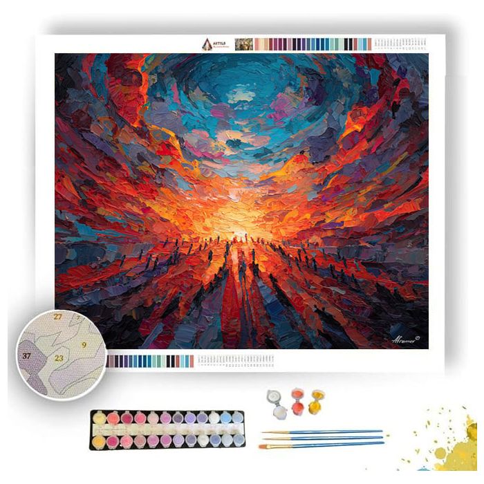 ENERGY DOME CONVERGENCE - Paint by Numbers Full Kit