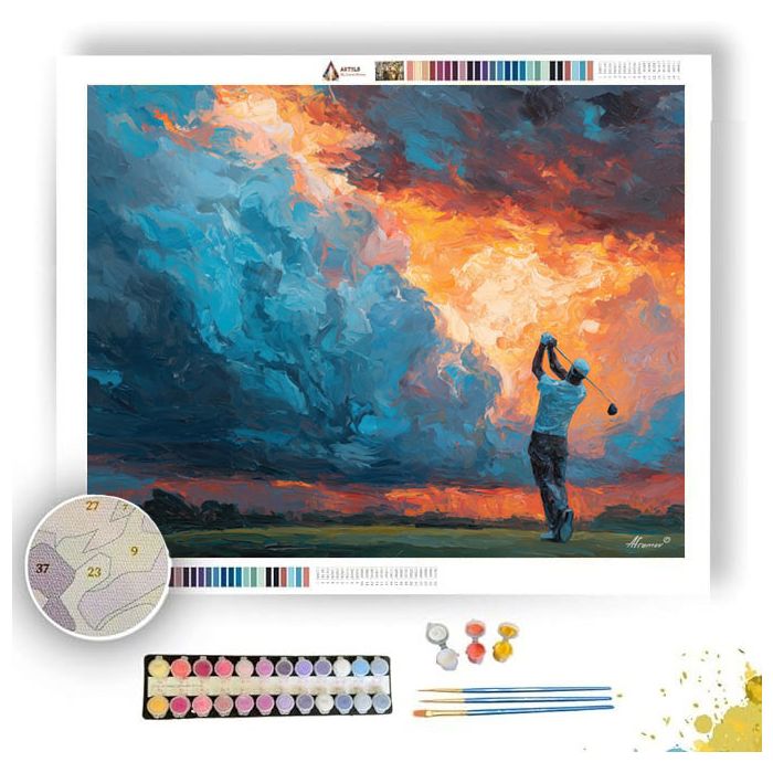 THUNDERHEAD TEE SHOT - Paint by Numbers Full Kit