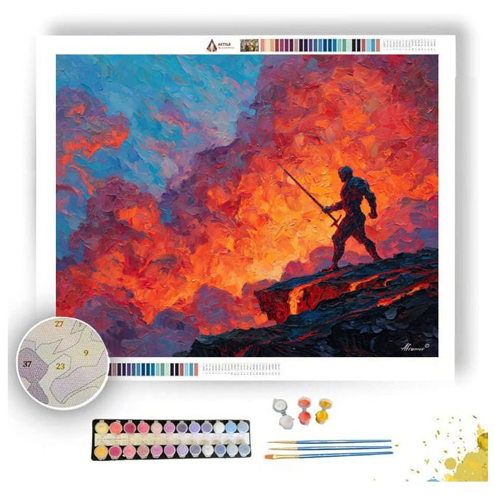VOLCANIC EDGE STAND - Paint by Numbers Full Kit
