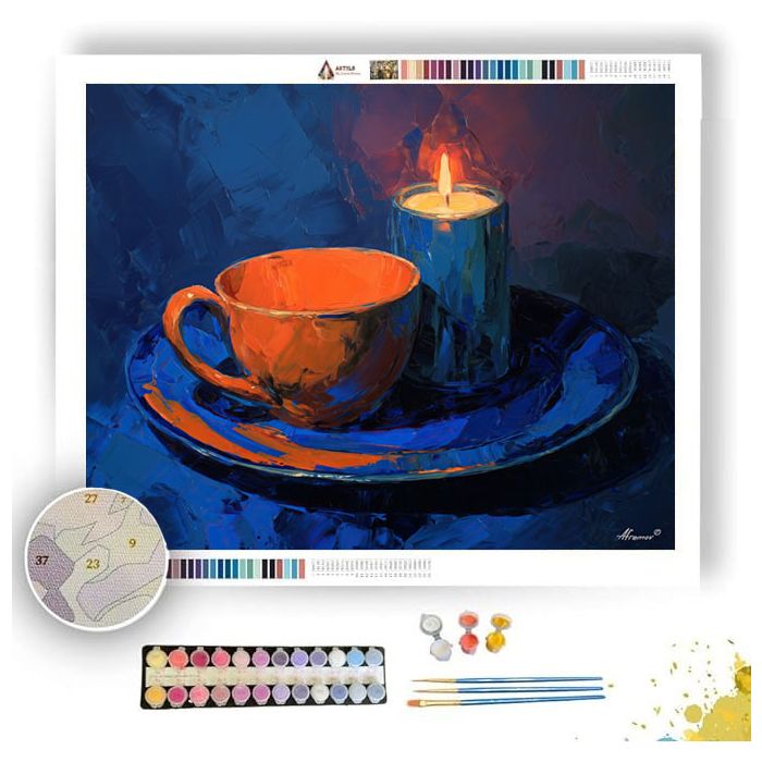 CERAMIC GLAZE CANDLEWASH - Paint by Numbers Full Kit