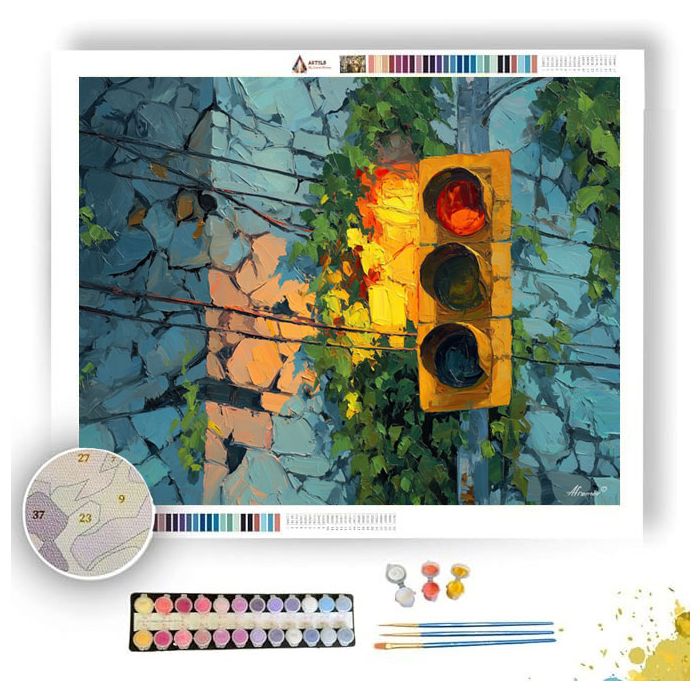 AT THE CARNIVAL EDGE - Paint by Numbers Full Kit