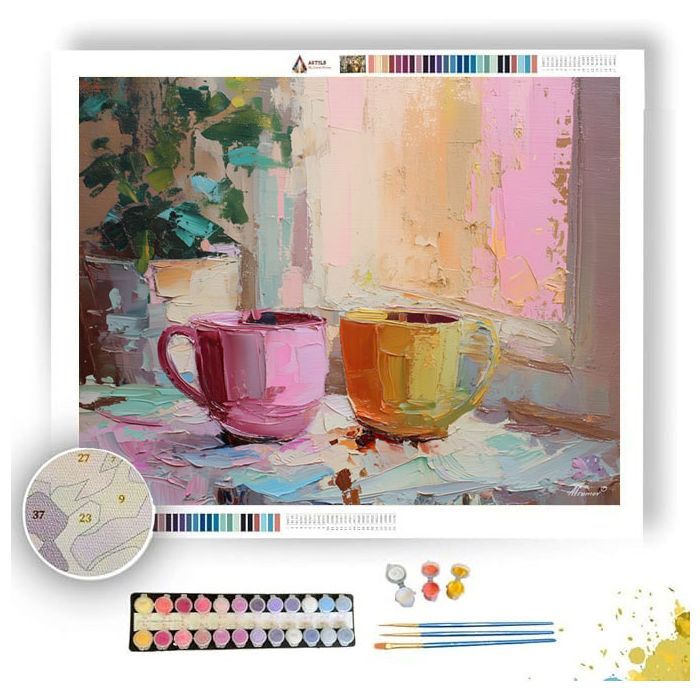 UNDER KITCHEN WINDOW - Paint by Numbers Full Kit