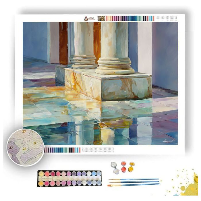 COLUMNS AND LIGHT - Paint by Numbers Full Kit