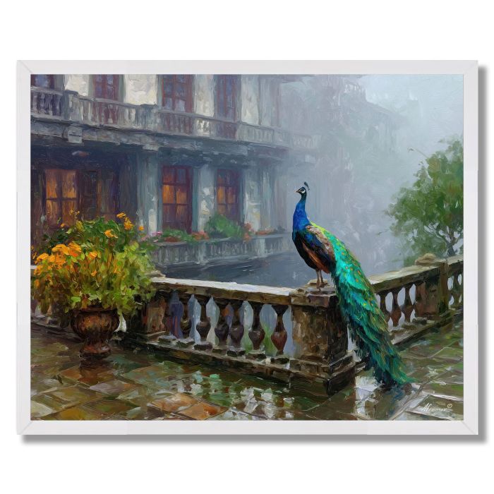 AFTER THE TERRACE RAIN - FRAMED