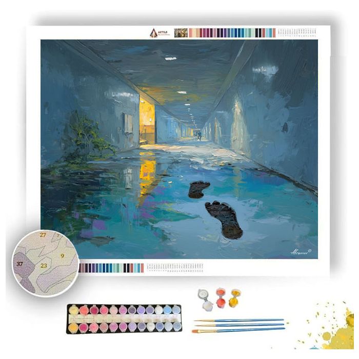 UNDER THE UNDERPASS SKY - Paint by Numbers Full Kit