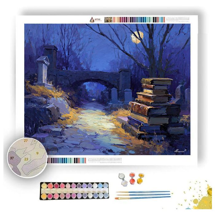 THE BRIDGE THROUGH SHADOW - Paint by Numbers Full Kit