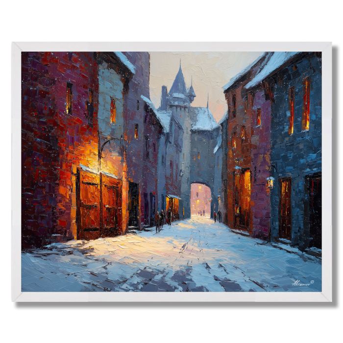 THE CASTLE BY COBBLES - FRAMED