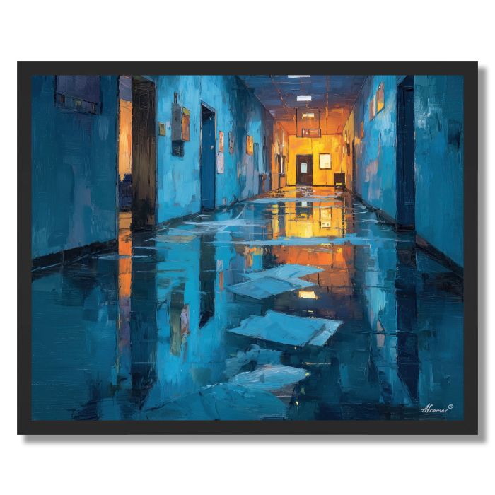 THE UNDERPASS IN SILENCE - FRAMED