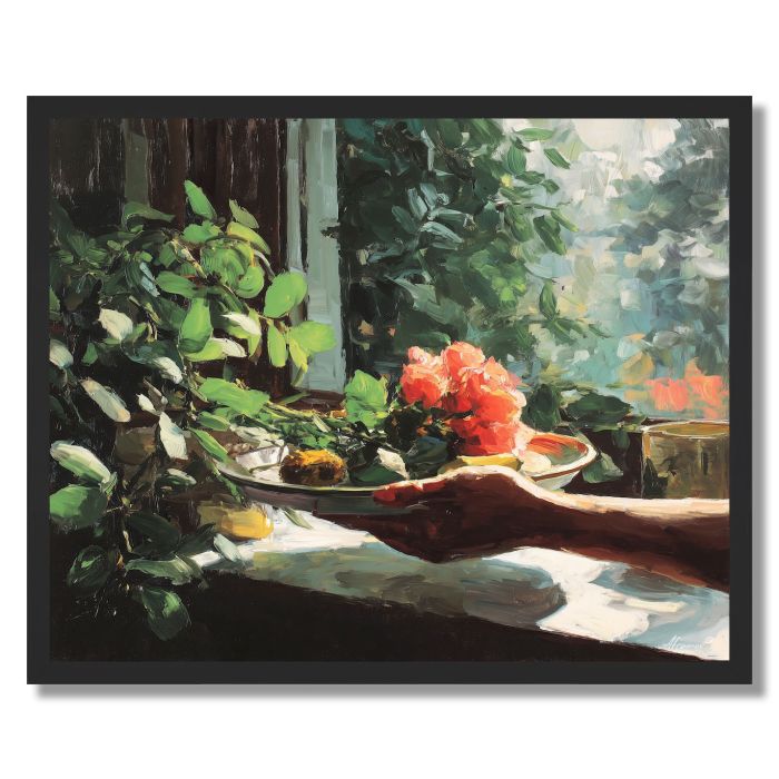 IN GARDEN LIGHT - FRAMED