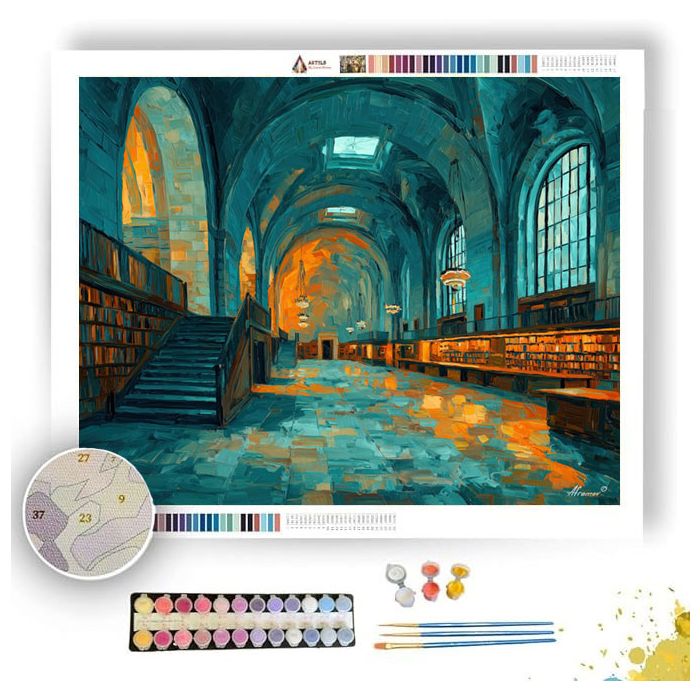 AFTER THE SUBWAY - Paint by Numbers Full Kit