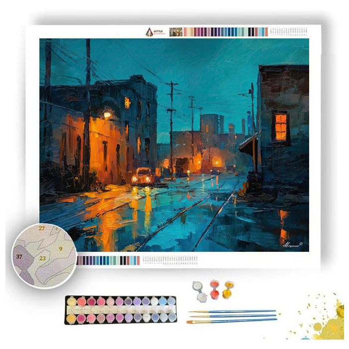 AFTER THE RAILYARD - Paint by Numbers Full Kit