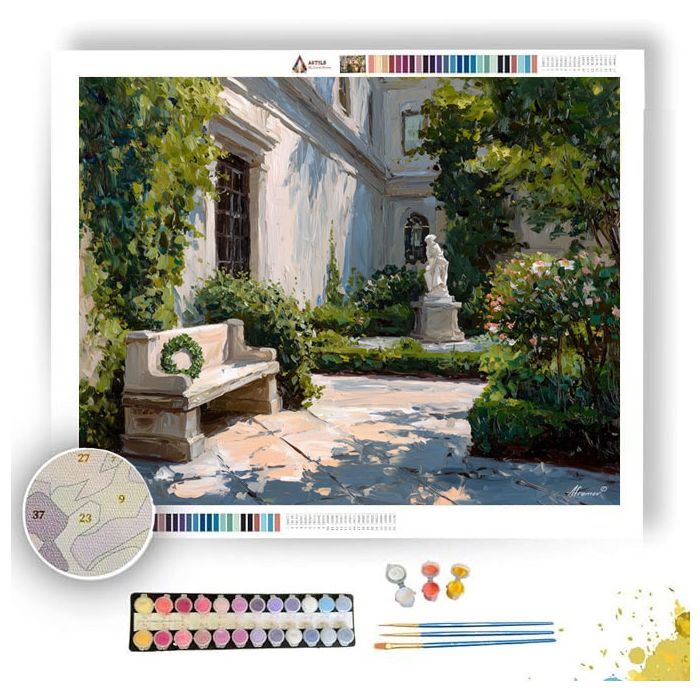 THE PORTICO AND LIGHT - Paint by Numbers Full Kit