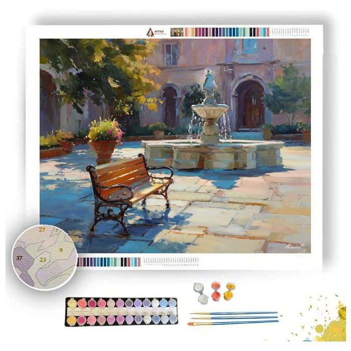 INTO THE PLAZA HALL - Paint by Numbers Full Kit