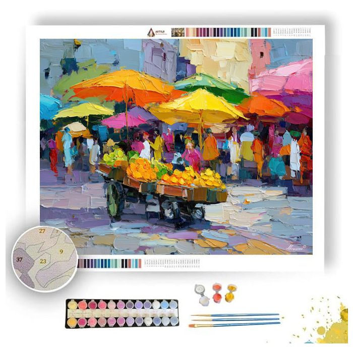 SQUARE WHISPER - Paint by Numbers Full Kit