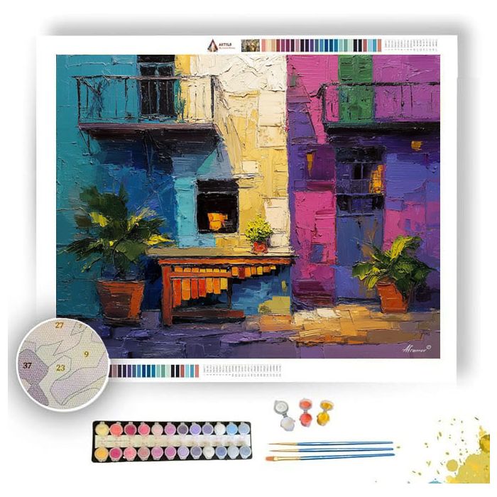 SQUARE LIGHT - Paint by Numbers Full Kit