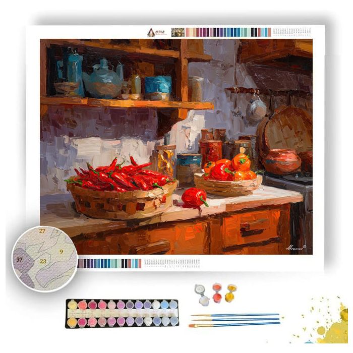 KITCHEN STILLNESS - Paint by Numbers Full Kit