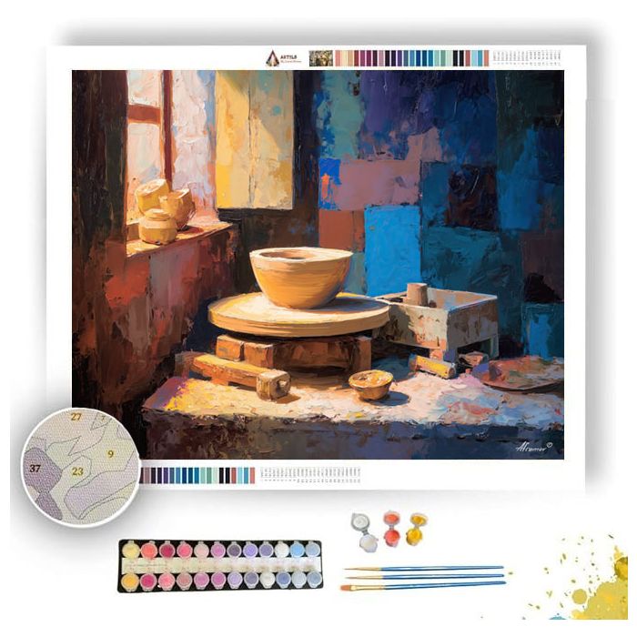 WORKSHOP LIGHT - Paint by Numbers Full Kit