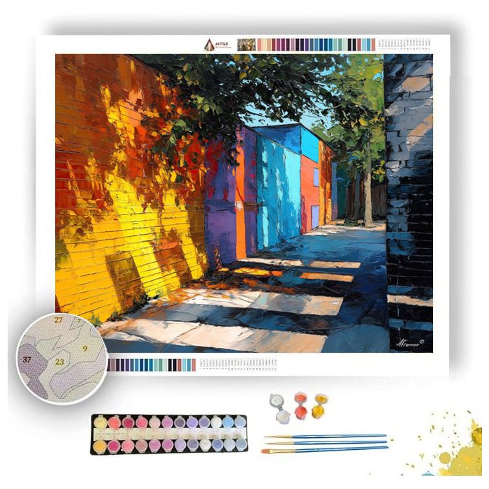 STREET GLOW - Paint by Numbers Full Kit