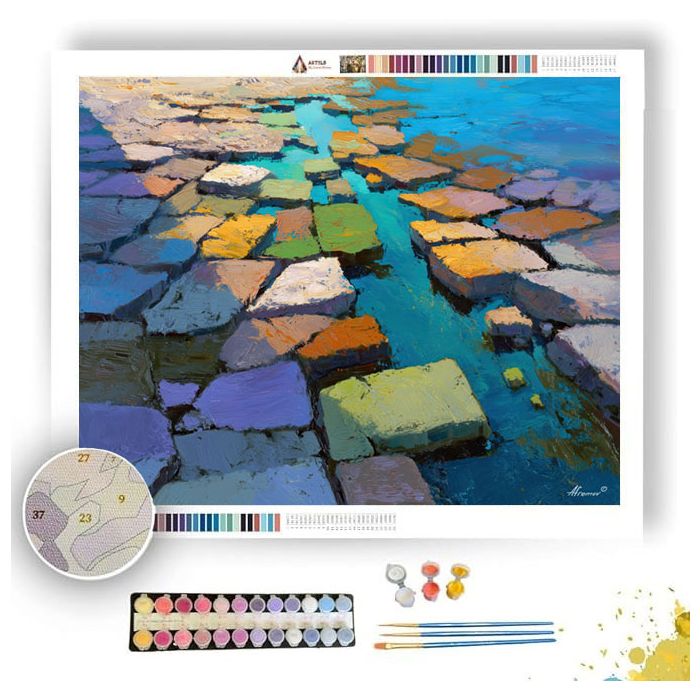 STONE FLOOR - Paint by Numbers Full Kit