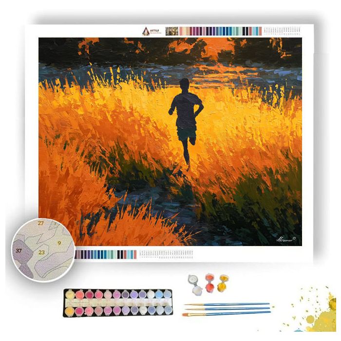 GRASS SHADOW RHYTHM - Paint by Numbers Full Kit