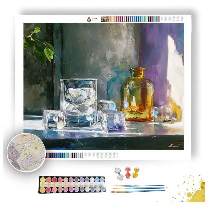 WINDOW QUIET TRACE - Paint by Numbers Full Kit