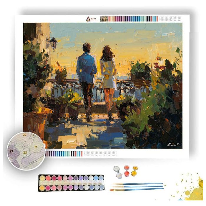 AGAINST BRASS PATH - Paint by Numbers Full Kit