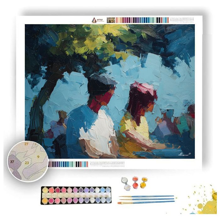 CLOUD FIGURES STUDY - Paint by Numbers Full Kit