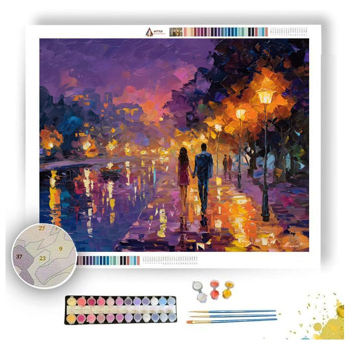 COUPLE RIVER NOTE - Paint by Numbers Full Kit