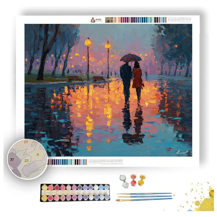 SHADOW RAINY - Paint by Numbers Full Kit