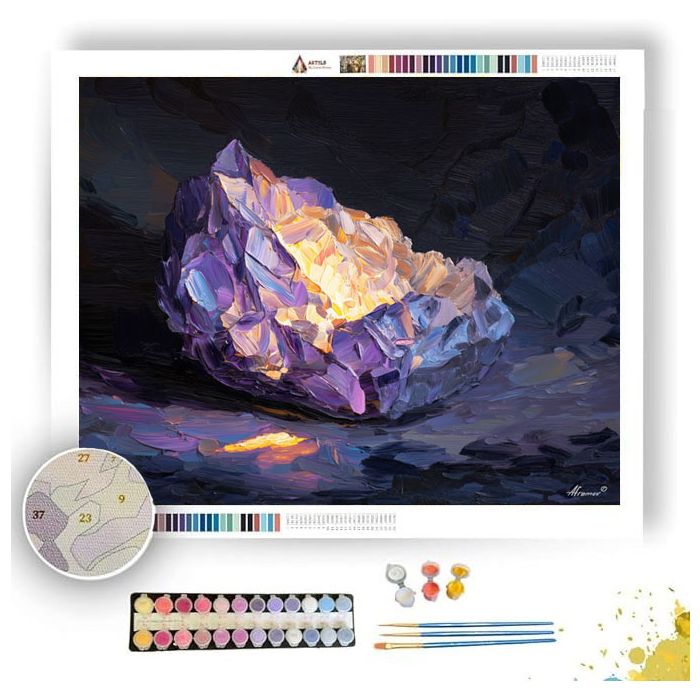 GARDEN GEODE GLOW - Paint by Numbers Full Kit